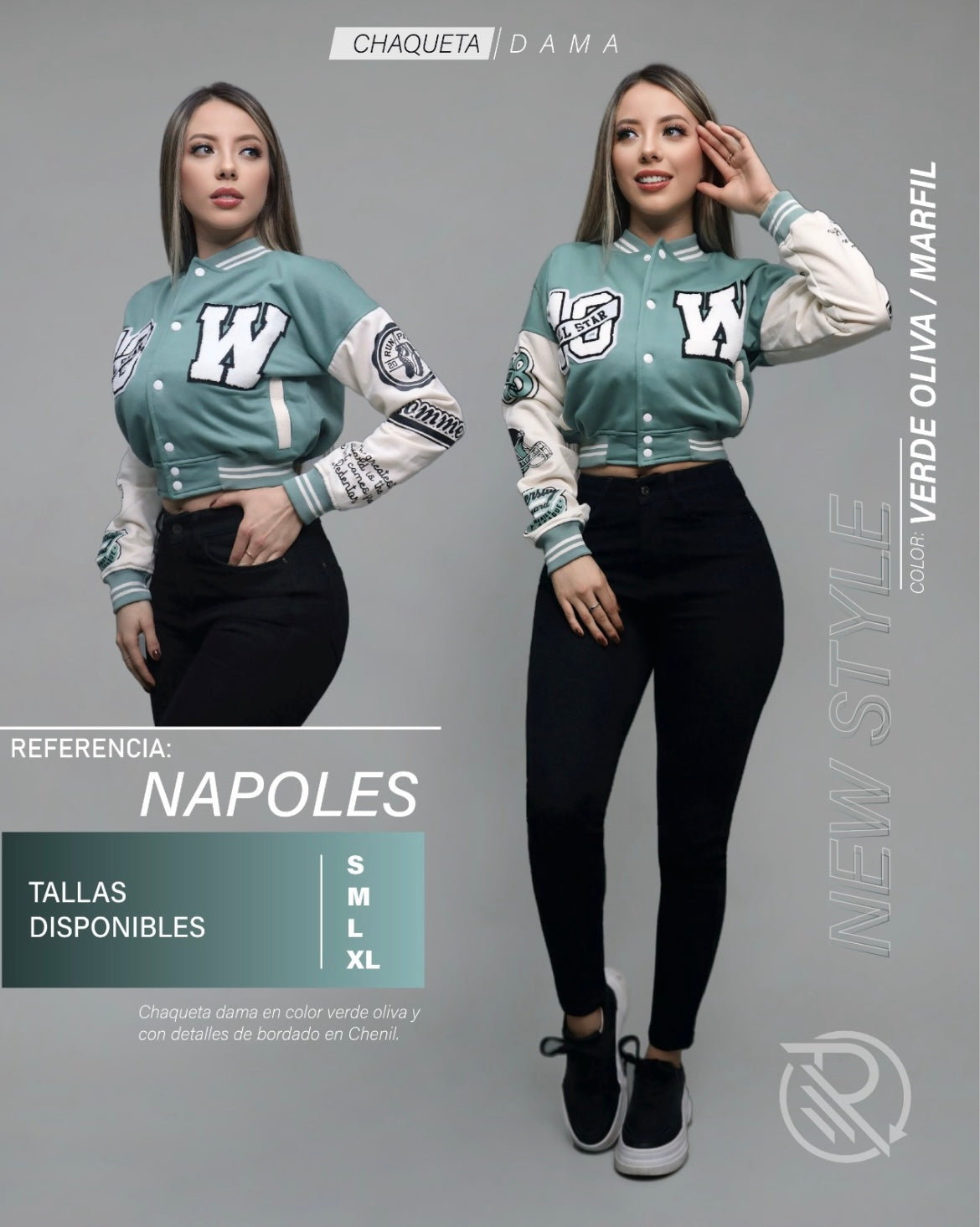 Chaqueta Beisbolera para Mujer - Moda Urbana que Marca Tendencia