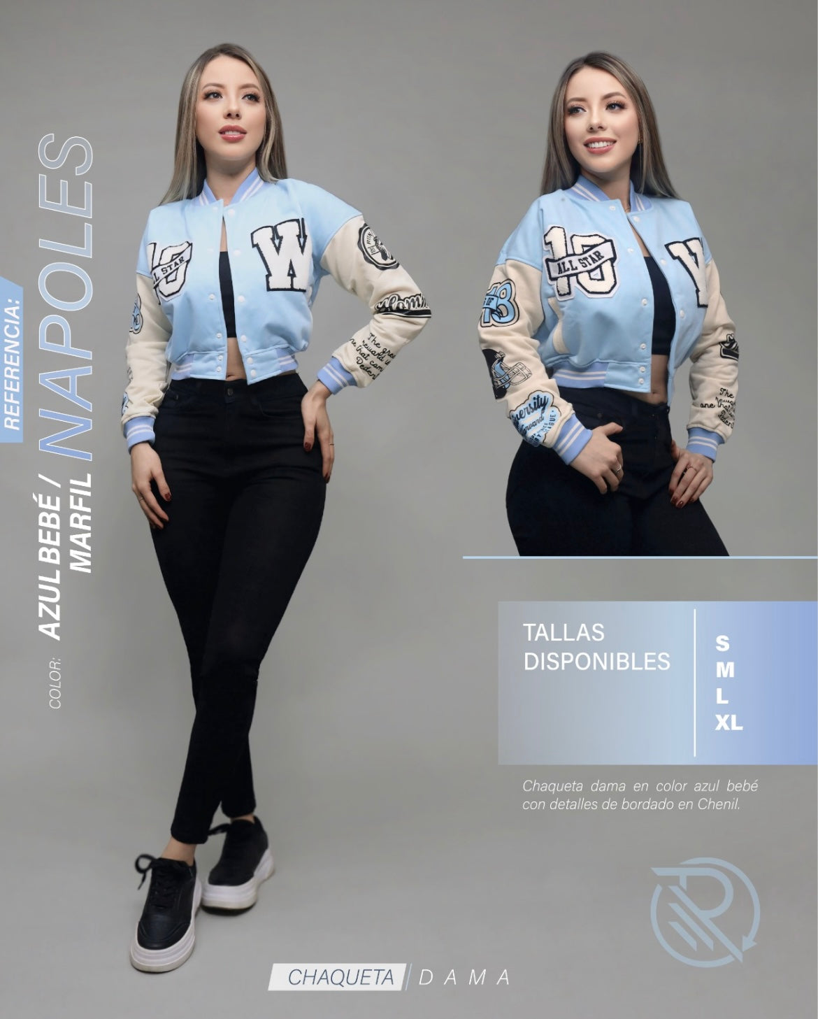 Chaqueta Beisbolera para Mujer - Moda Urbana que Marca Tendencia
